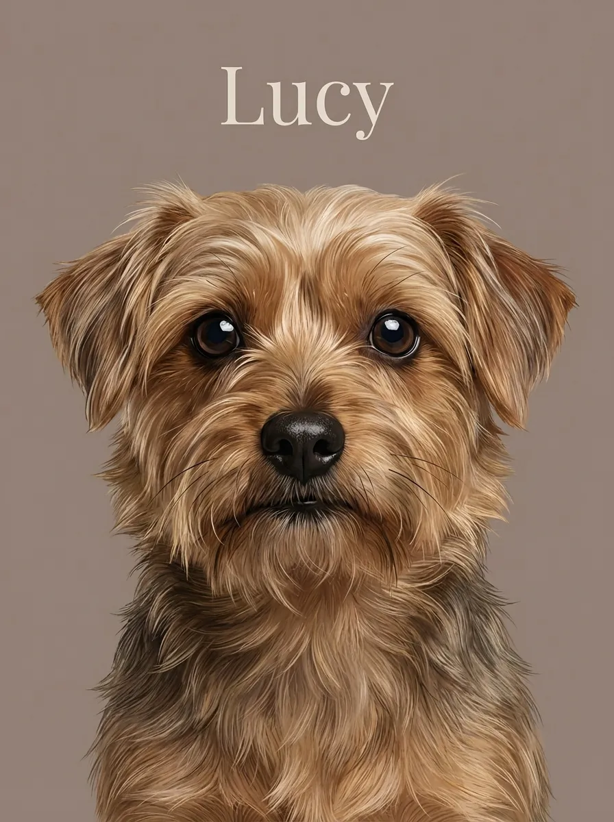 Portrait of Lucy in Brown