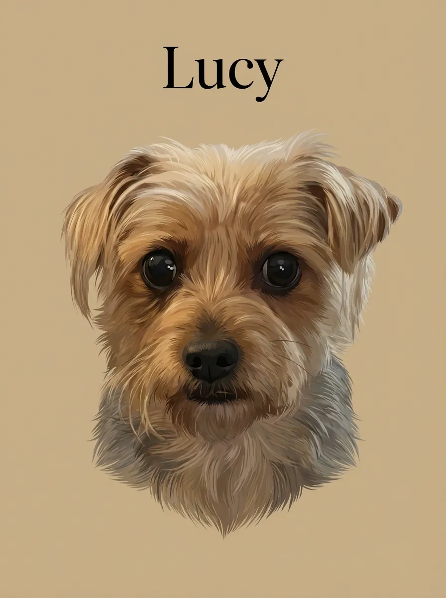 Lucy's Earnest Gaze