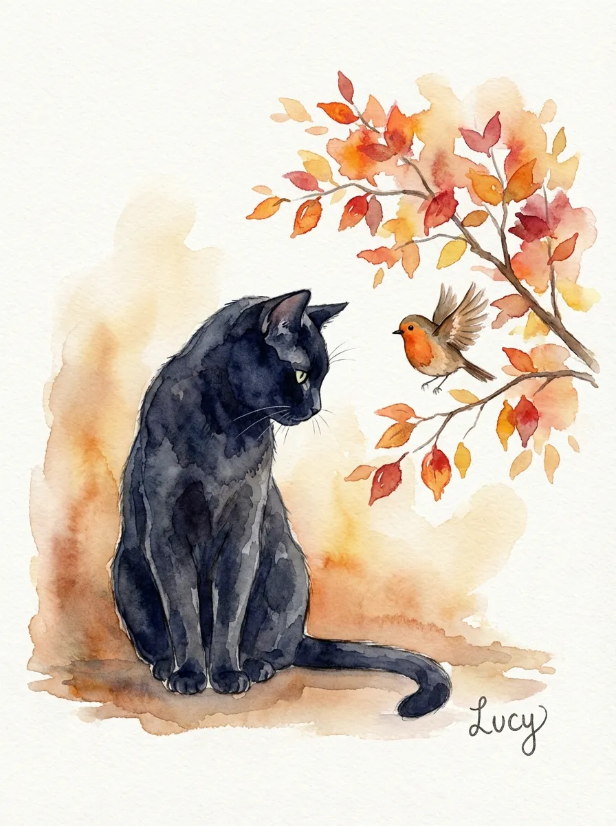 The Autumn Gaze of Lucy