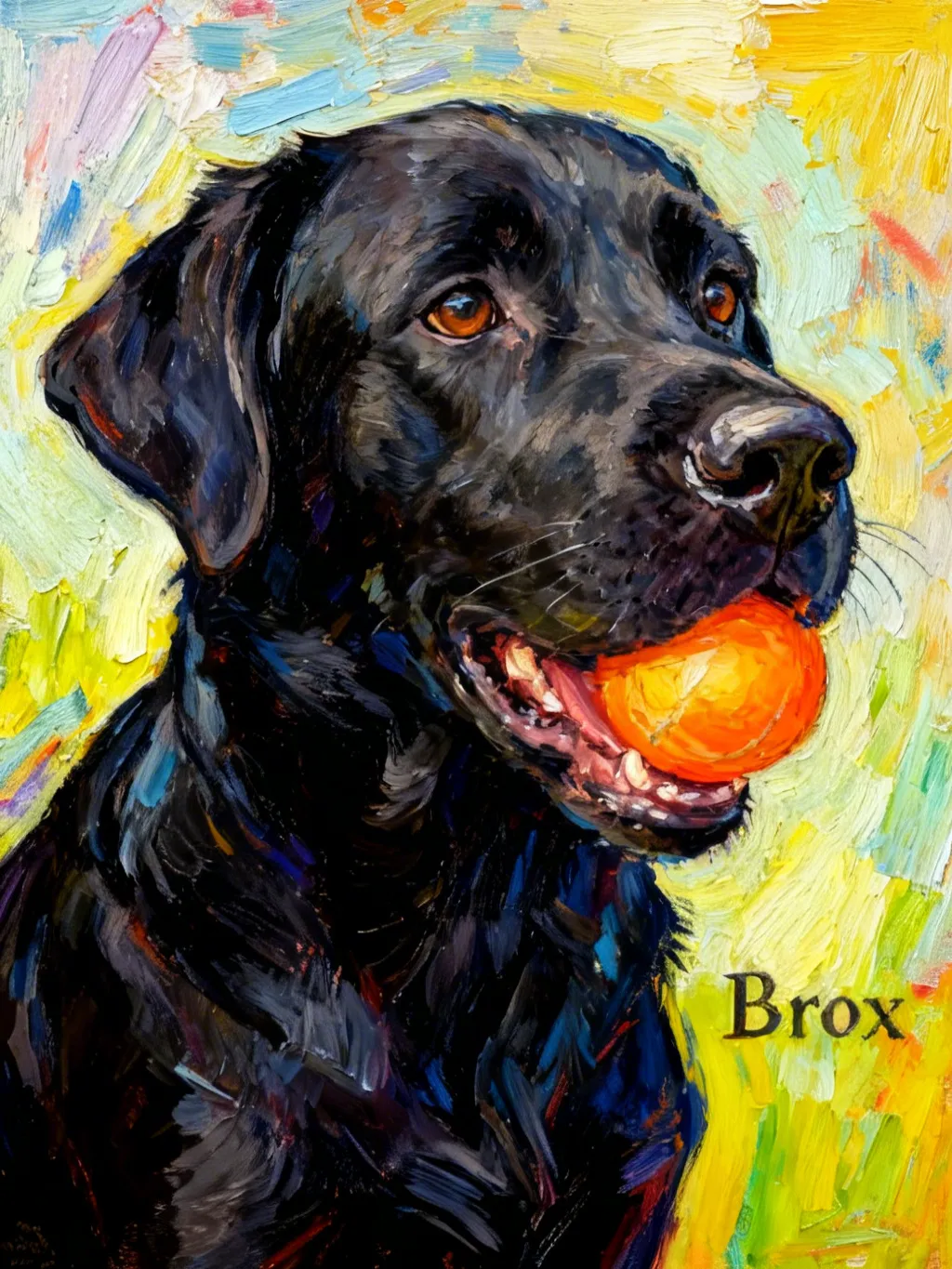 Brox with Orange Sphere