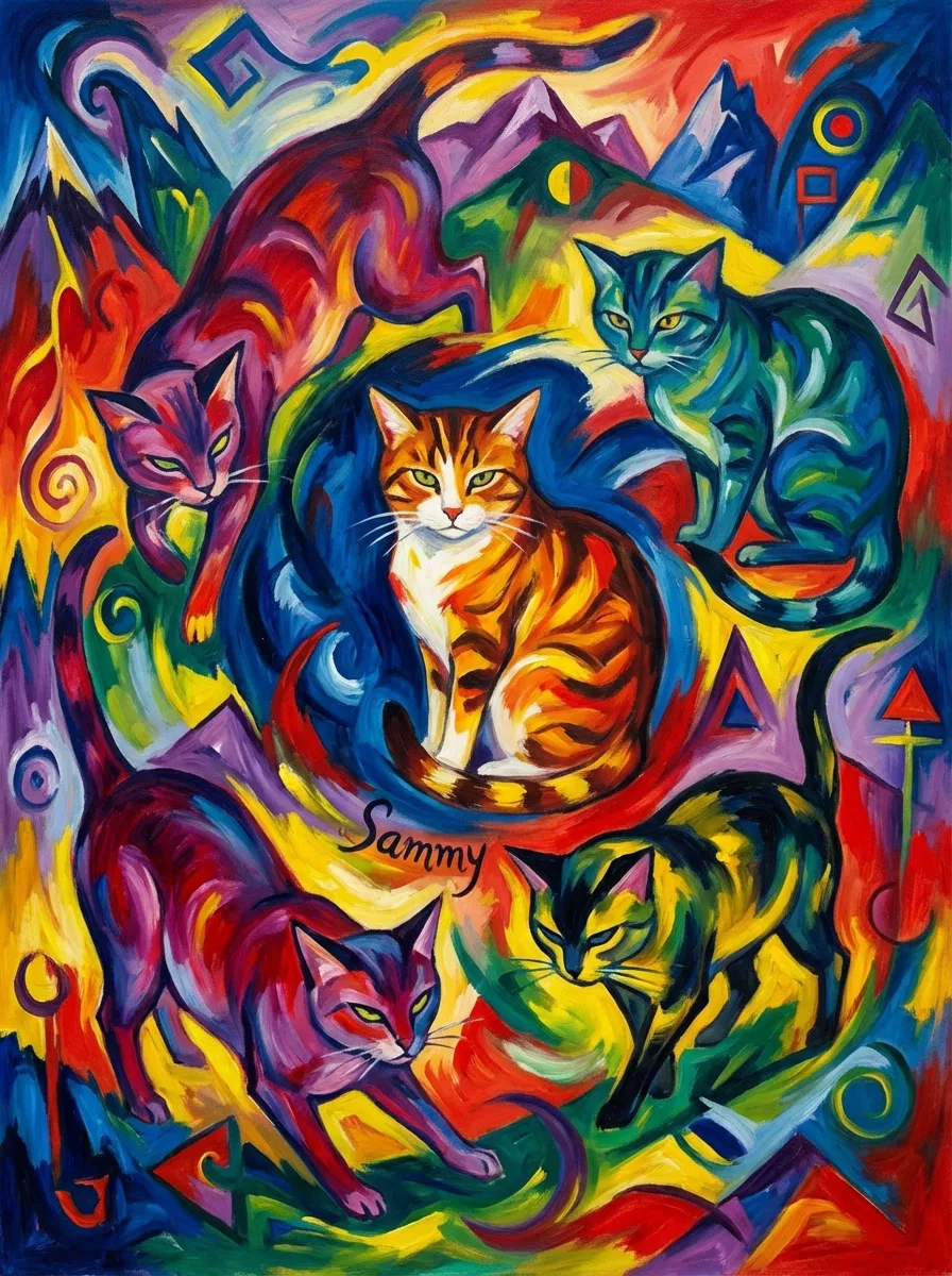 Sammy's Vivid Feline Dream
