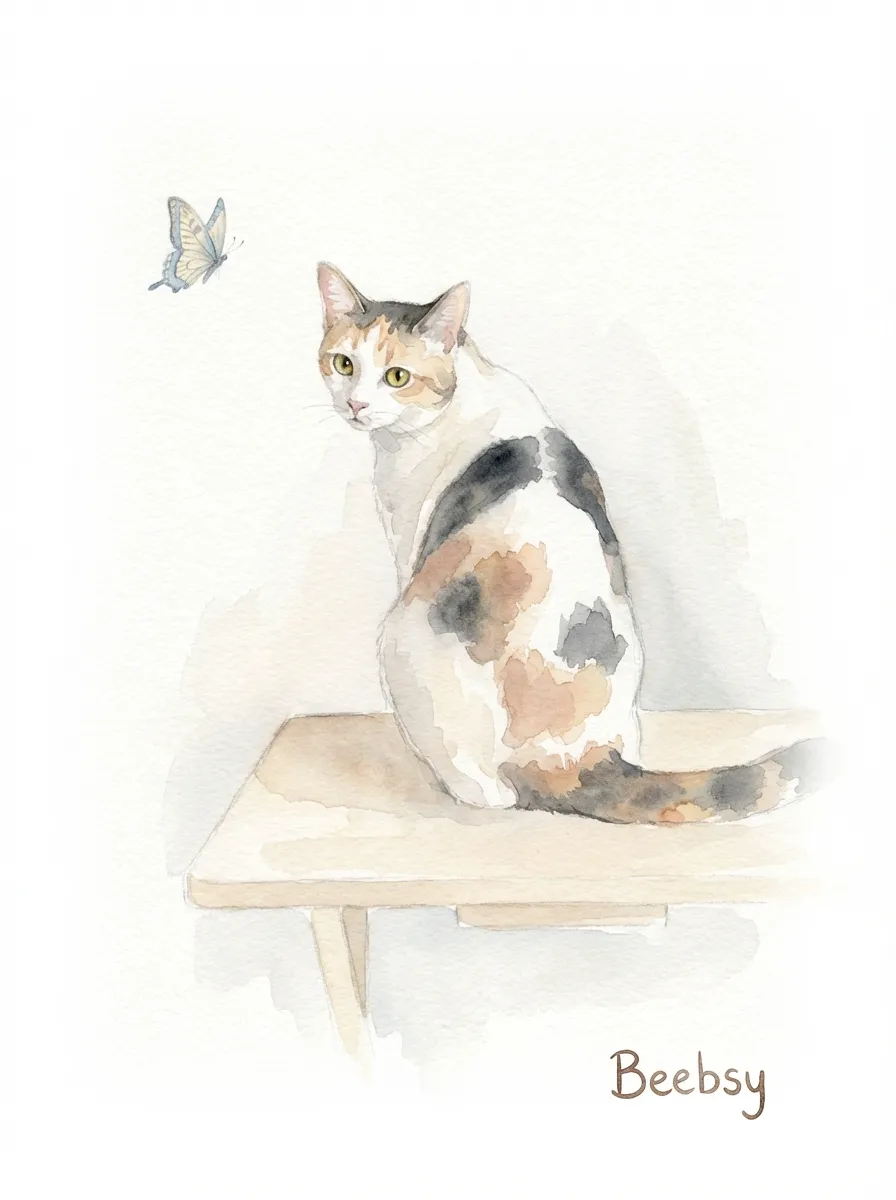 Beebsy's Butterfly Gaze