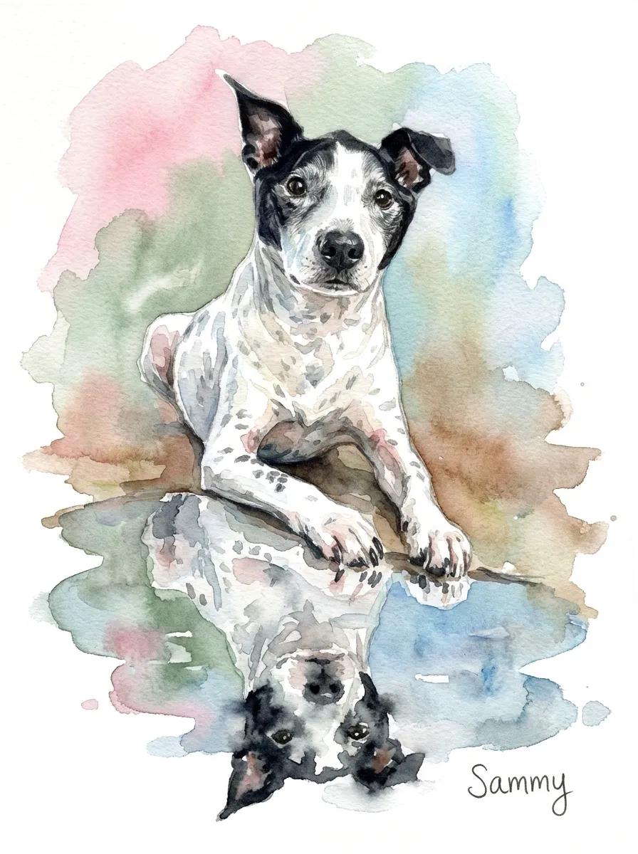 Sammy's Serene Reflection