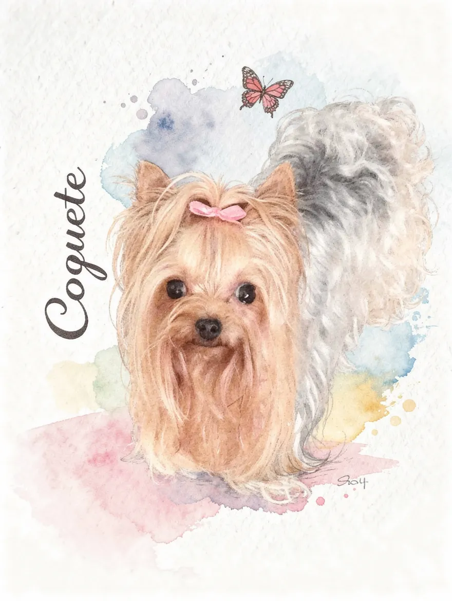 Coquette with Butterfly