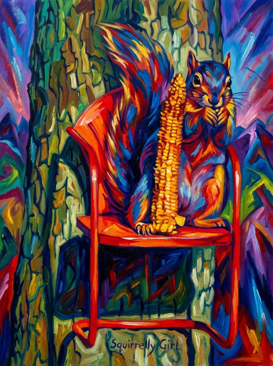 Squirrelly Girl's Repast