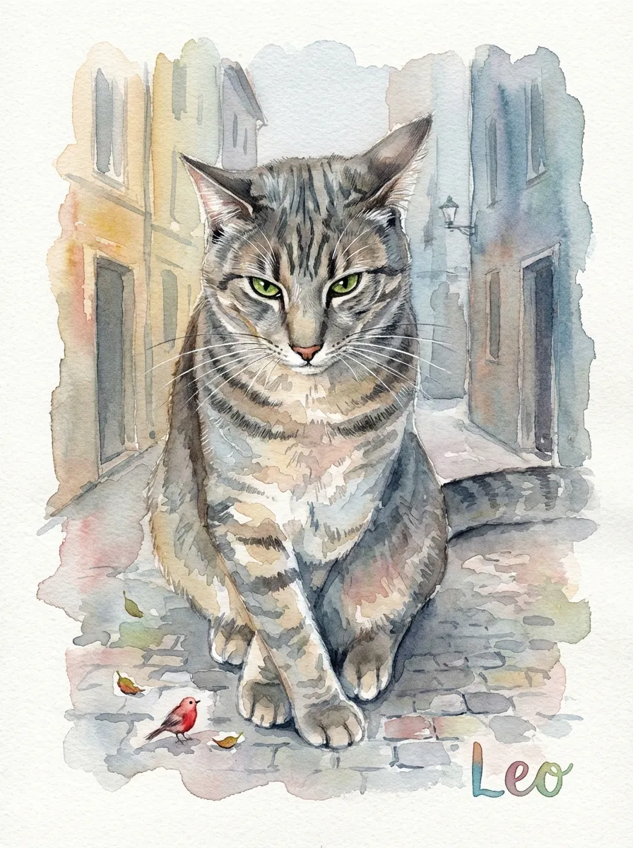 Portrait of Leo, Street Sentinel