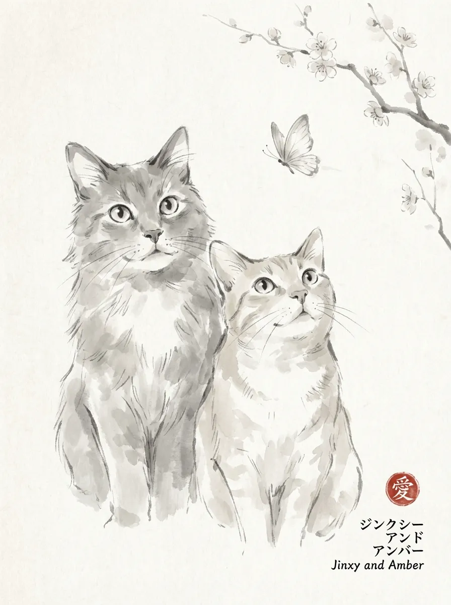 Jinxy and Amber, Blossom Gaze