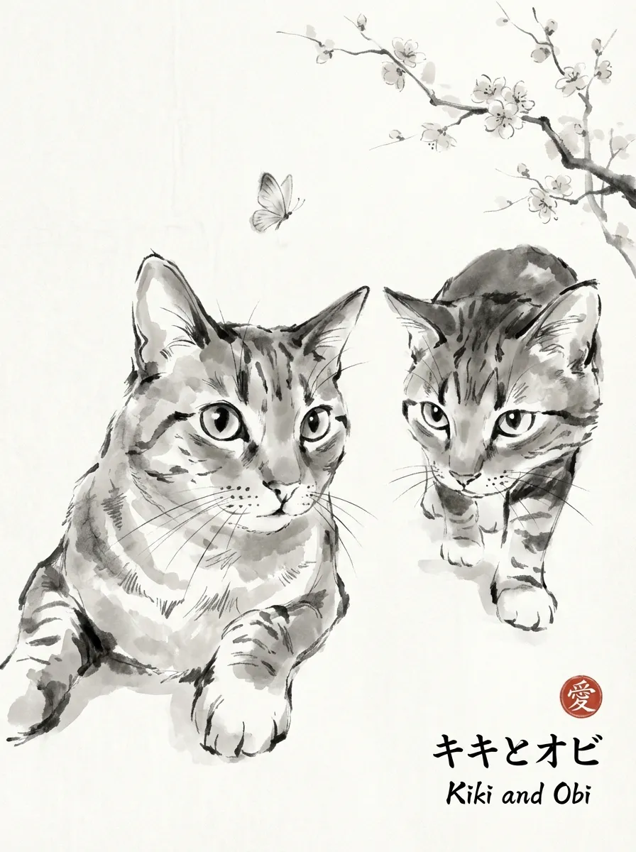 Kiki and Obi: Blossom Reverie