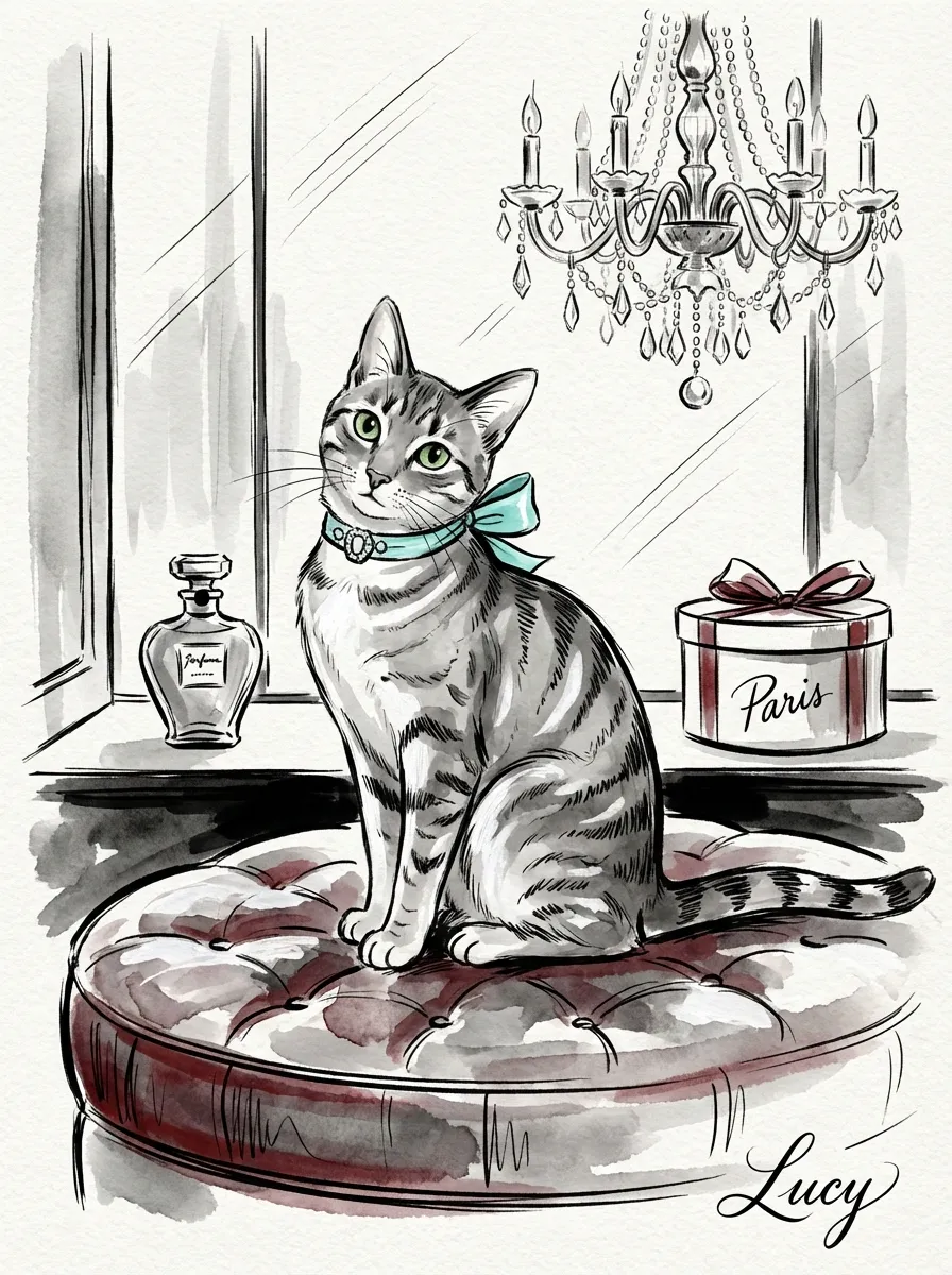 Lucy, A Boudoir Gaze