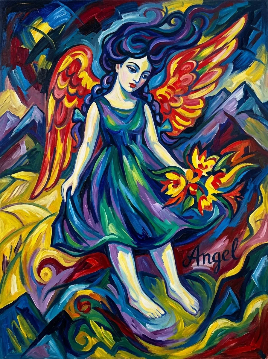 Angel in Mountain Reverie