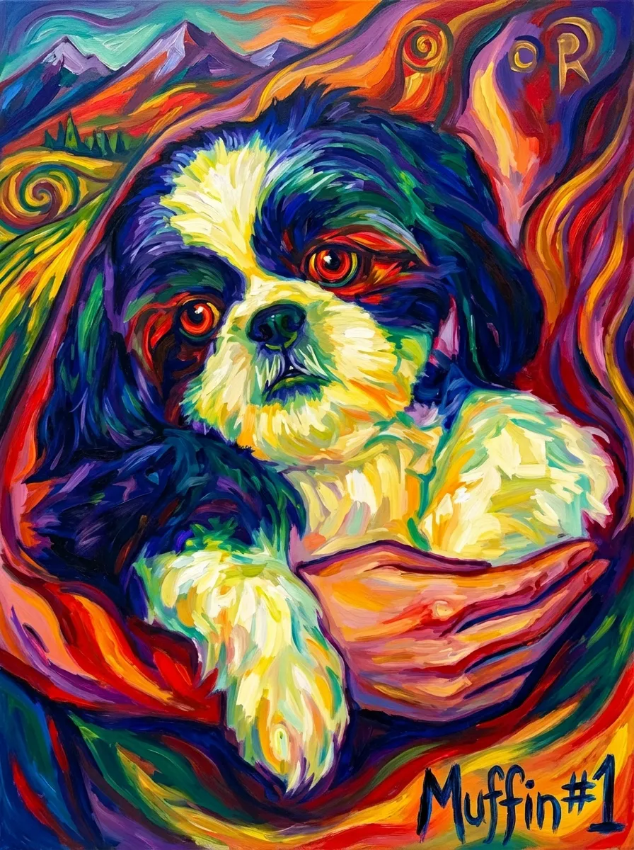 Muffin's Colorful Reverie