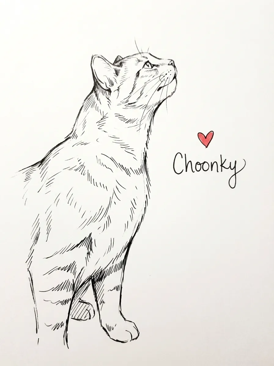 Choonky's Skyward Contemplation