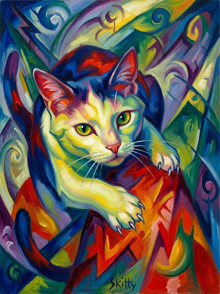 Skitty's Luminous Gaze