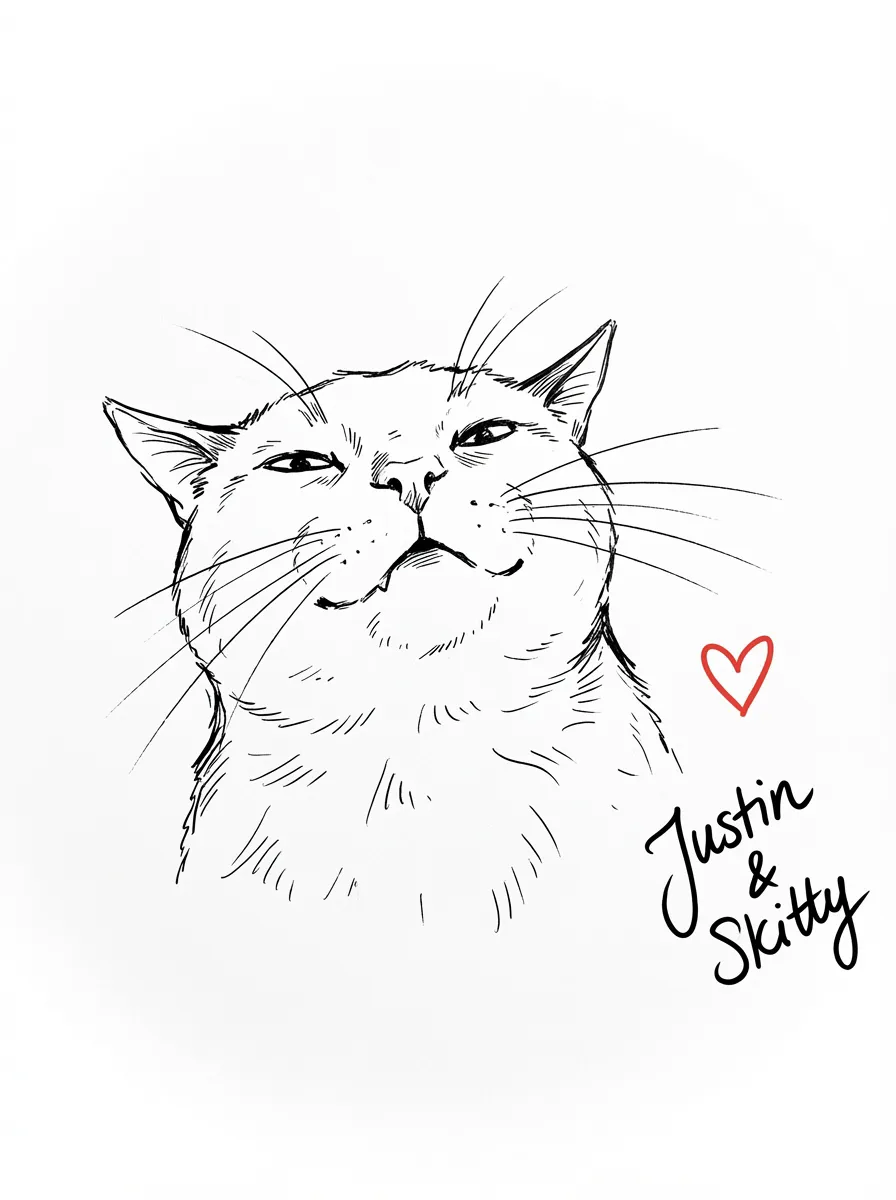 Portrait of Skitty, for Justin