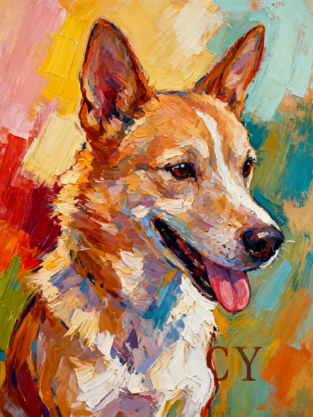 Portrait of Cy, Sun-Kissed