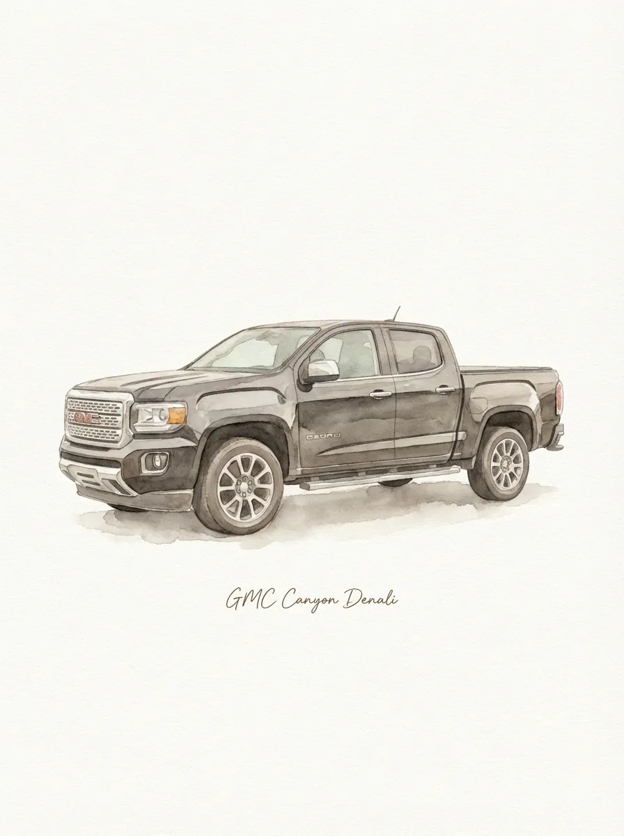 Artwork of GMC Canyon Denali