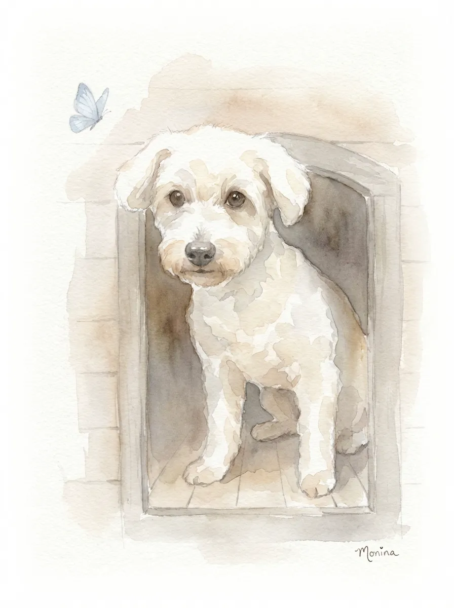 Monina's Blue Visitor