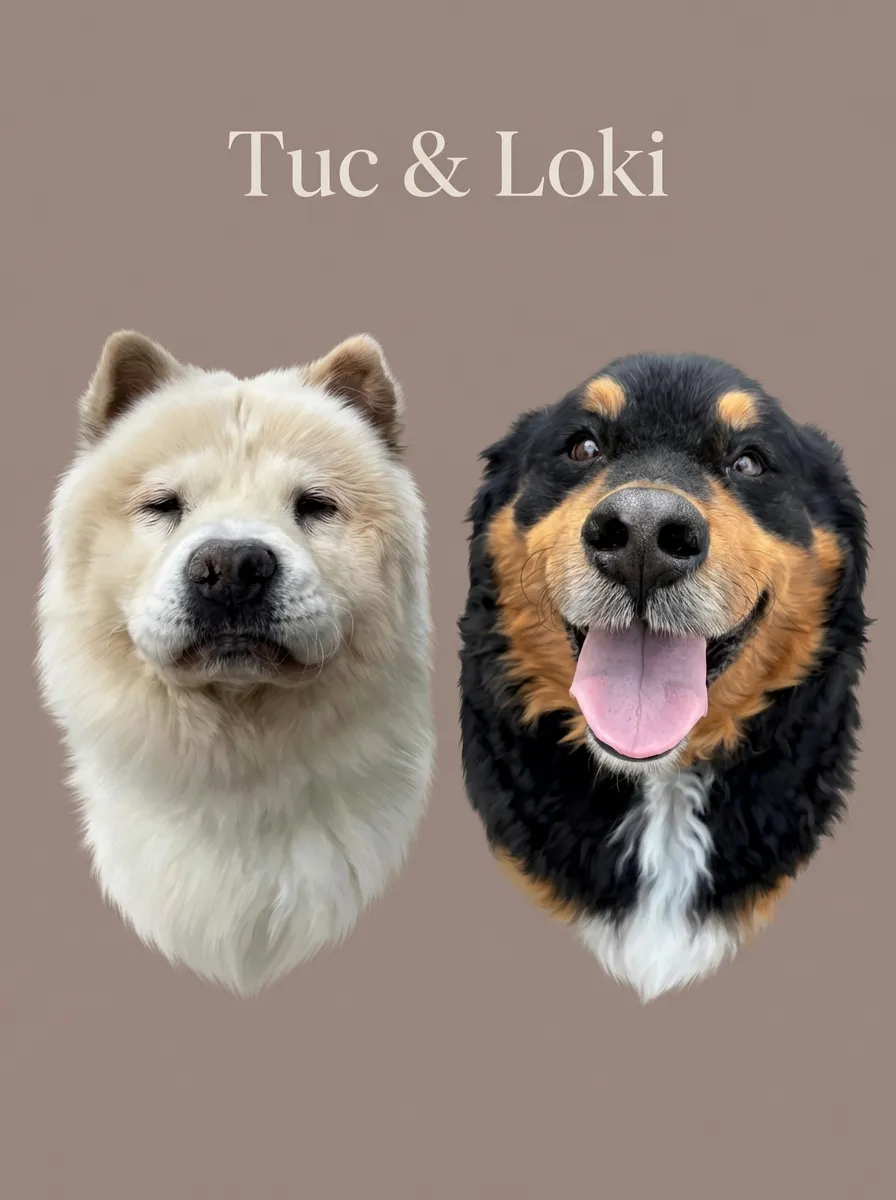 Tuc and Loki, Companions