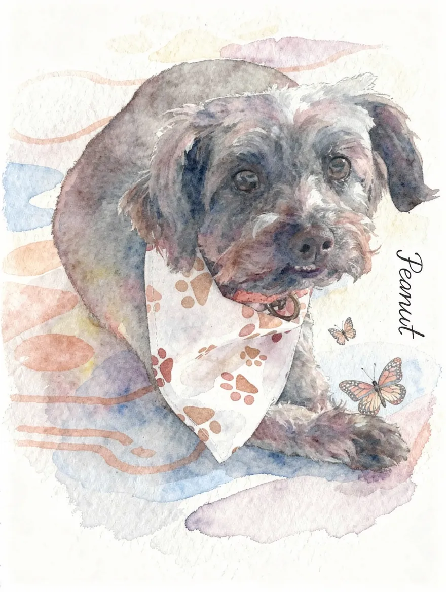 A Gentle Portrait of Peanut