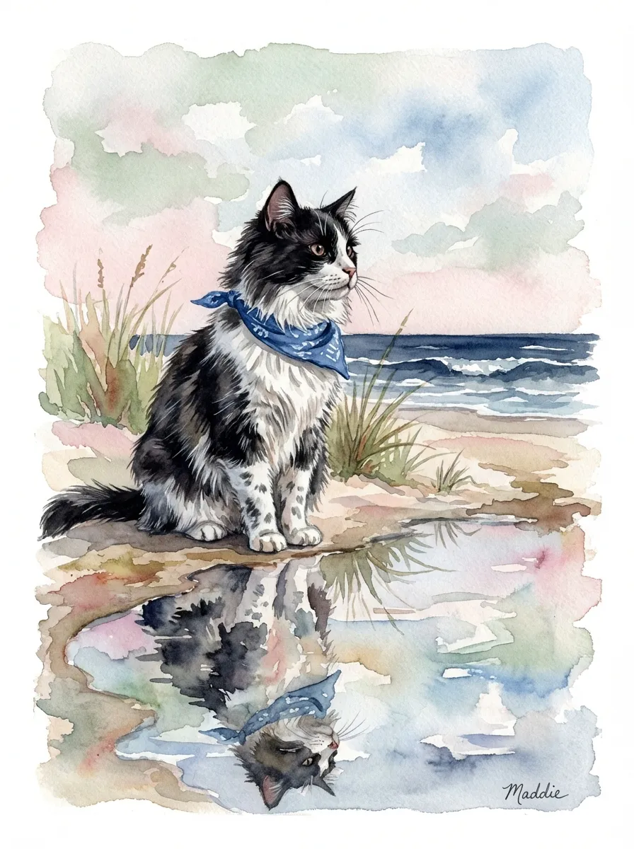 Maddie, Contemplating the Horizon