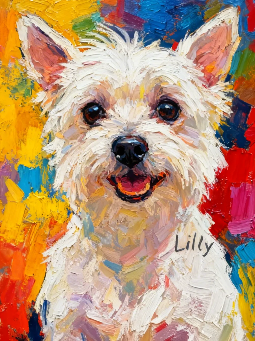 Portrait of Lilly in Color