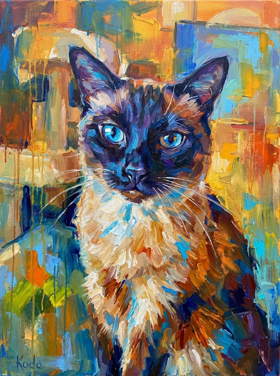 Lily's Azure Gaze