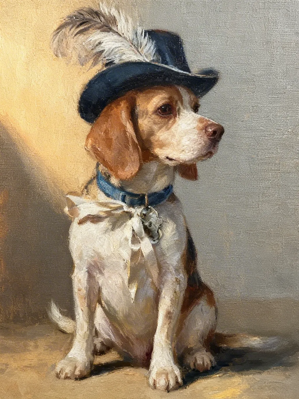 Portrait of Sheldon with Plume