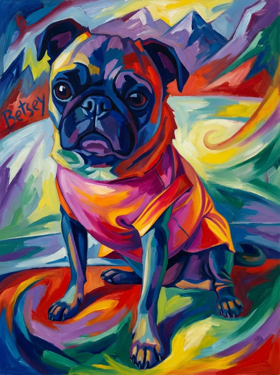 Portrait of Betsey, Vivid