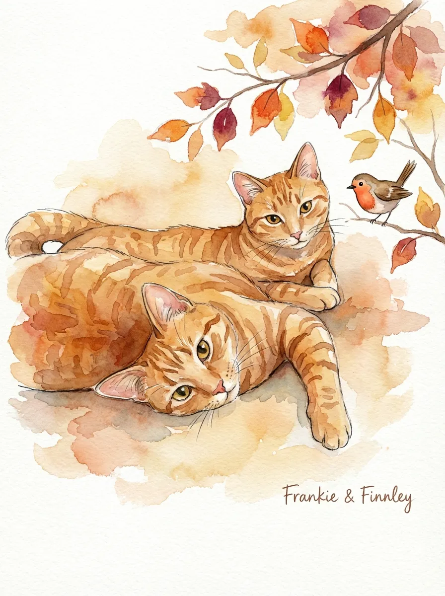 Frankie and Finnley, Autumn Repose