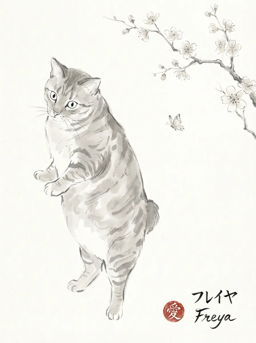 Freya, Blossom, and Butterfly