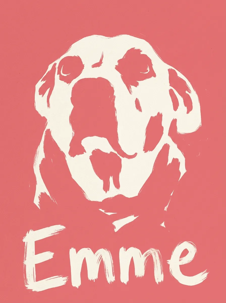 Portrait of Emme in Coral
