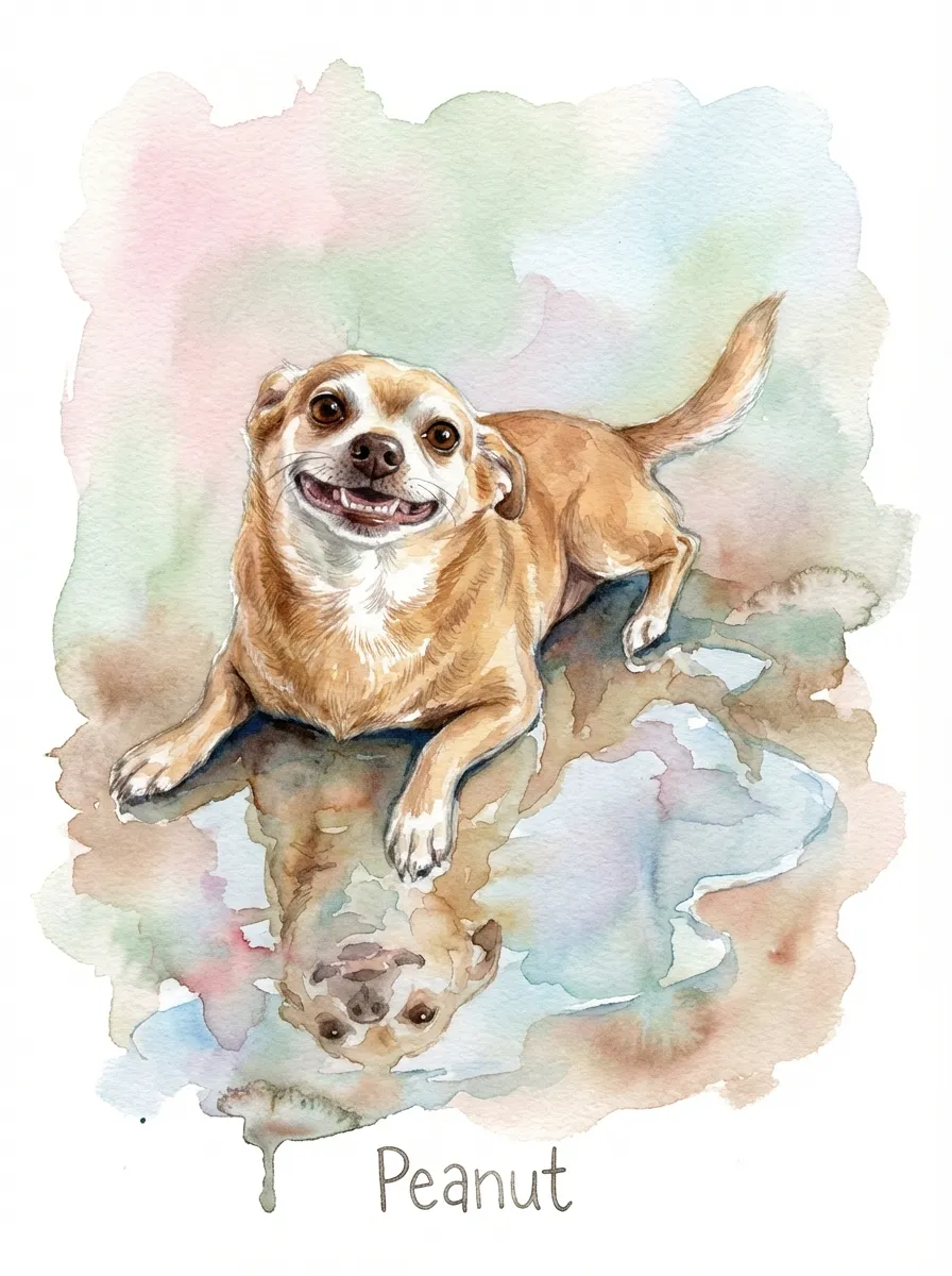 Peanut, Mirrored Delight
