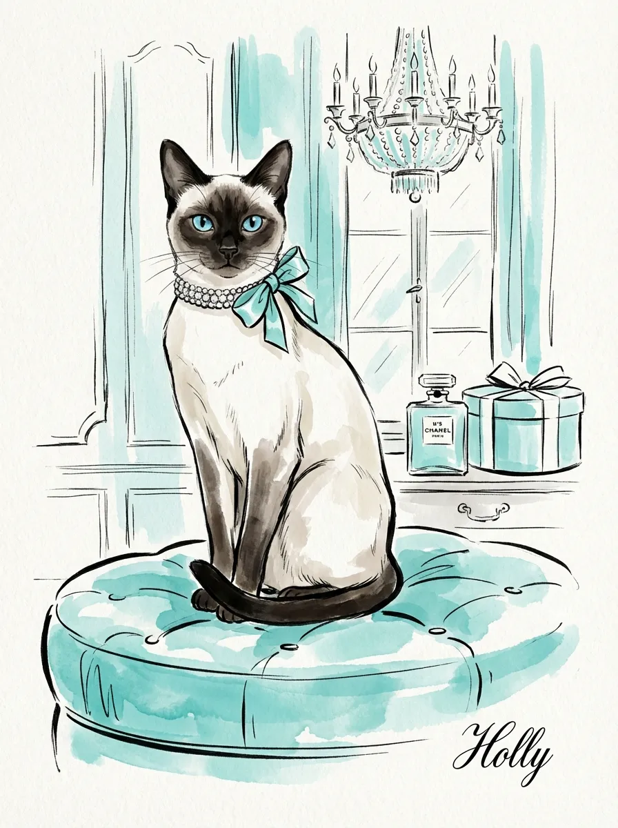 Portrait of Holly in Blue