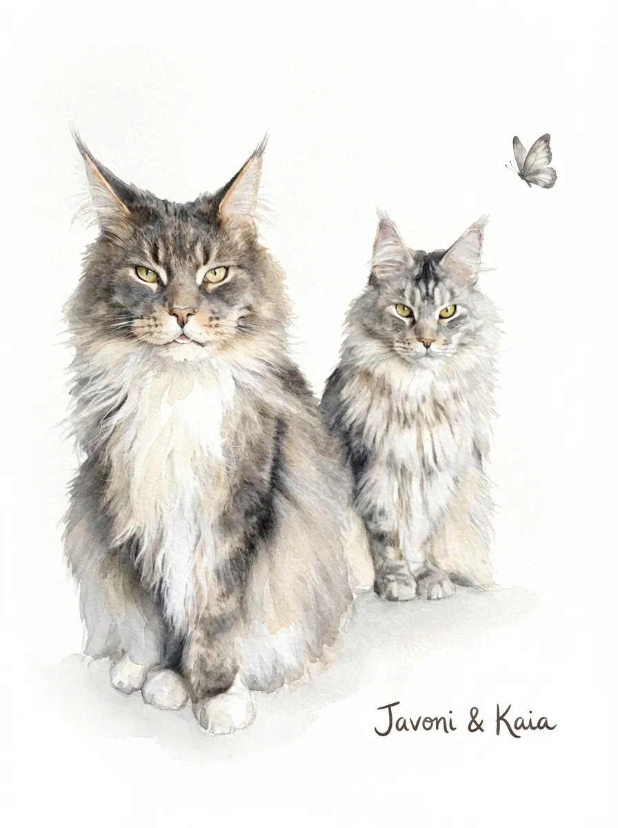 Javoni and Kaia: Butterfly Gaze