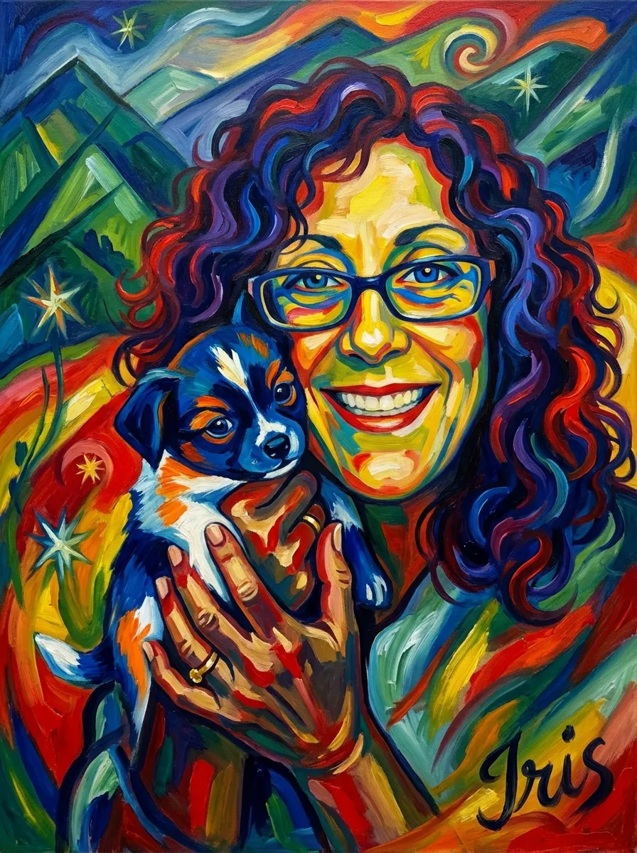 Iris, Her Vibrant Companion