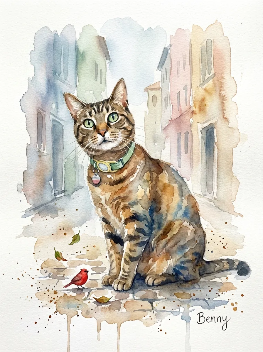 Benny's Emerald Gaze