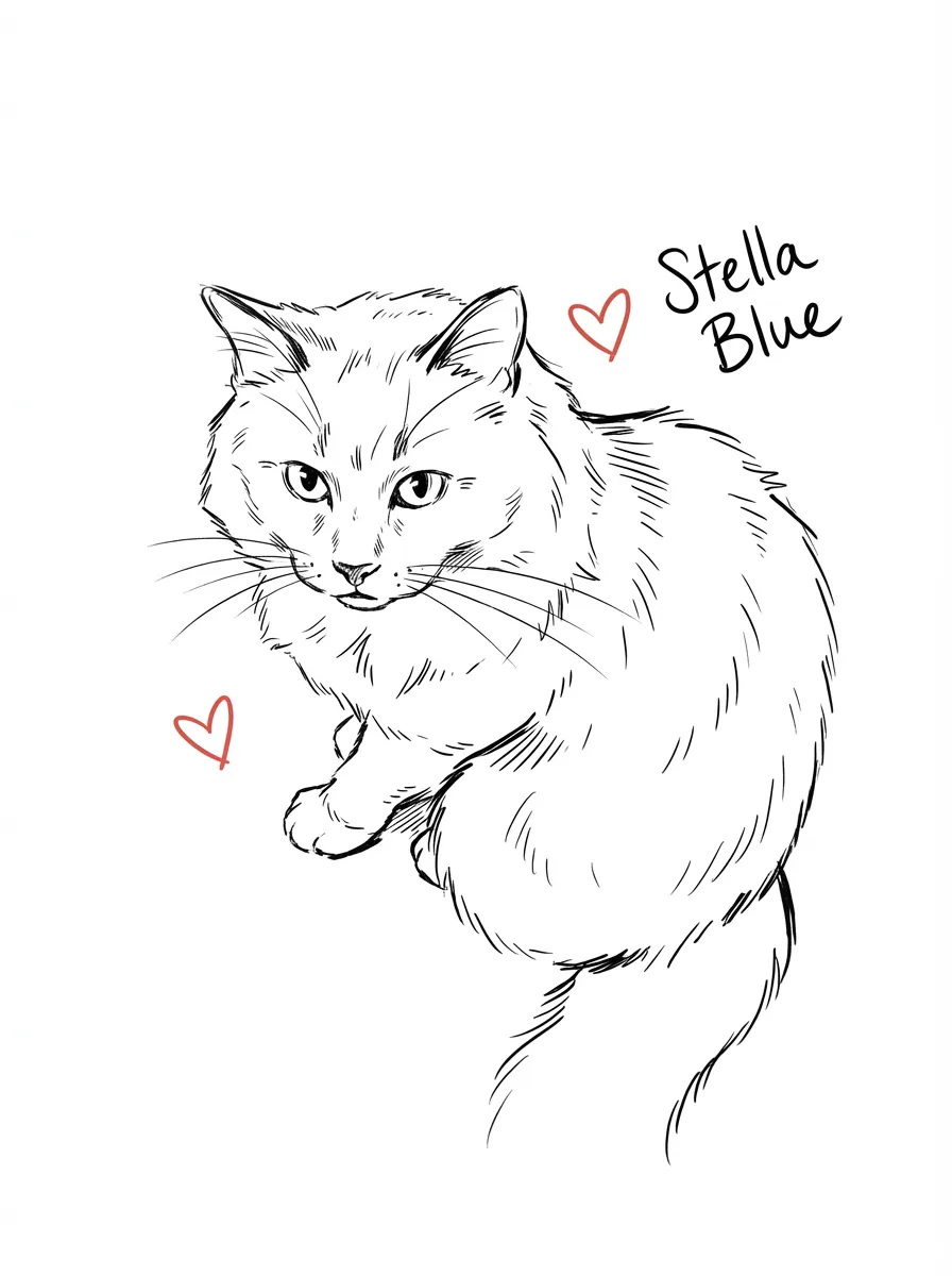Stella Blue's Contemplation
