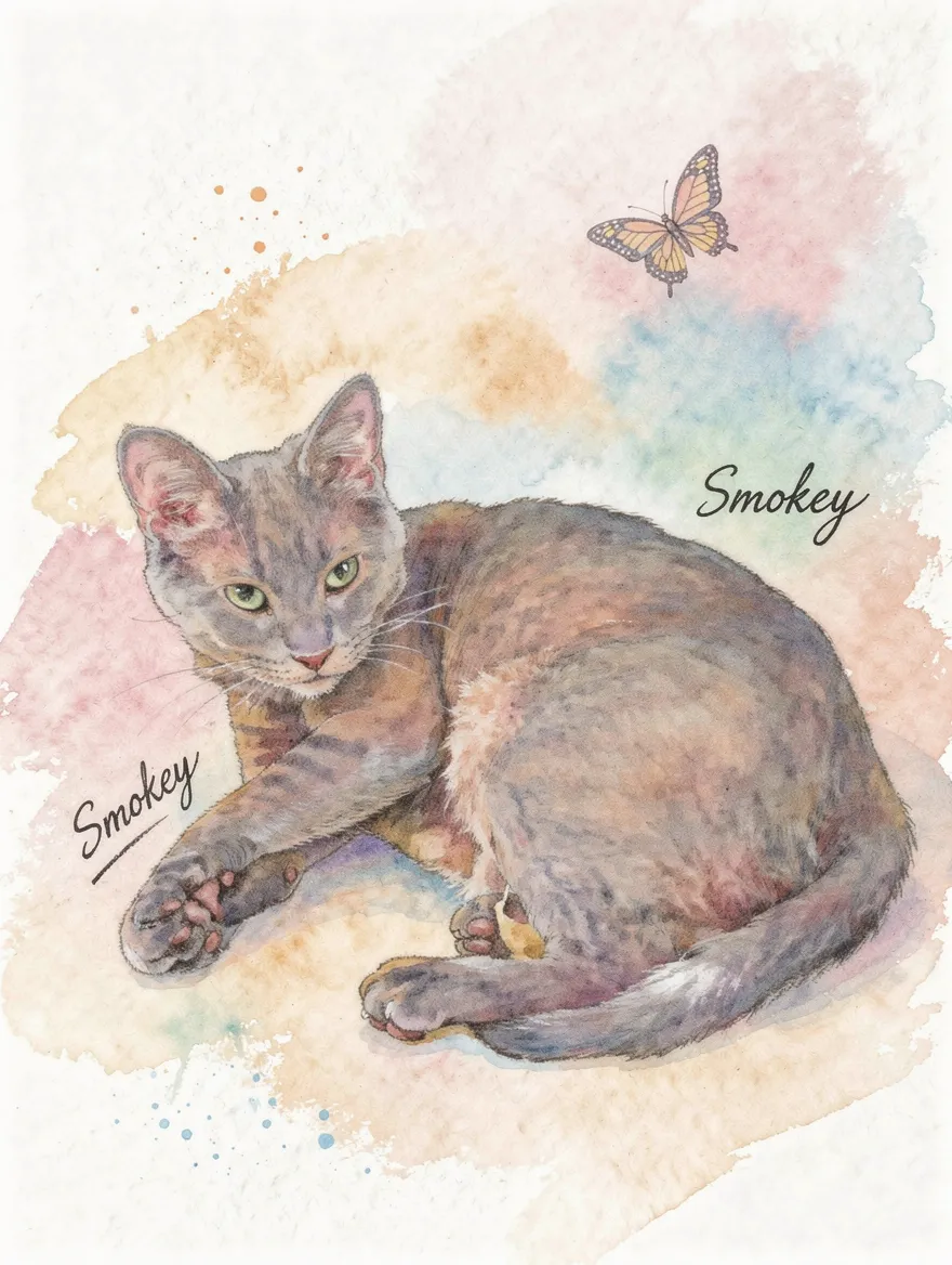 Smokey, A Feline Reverie