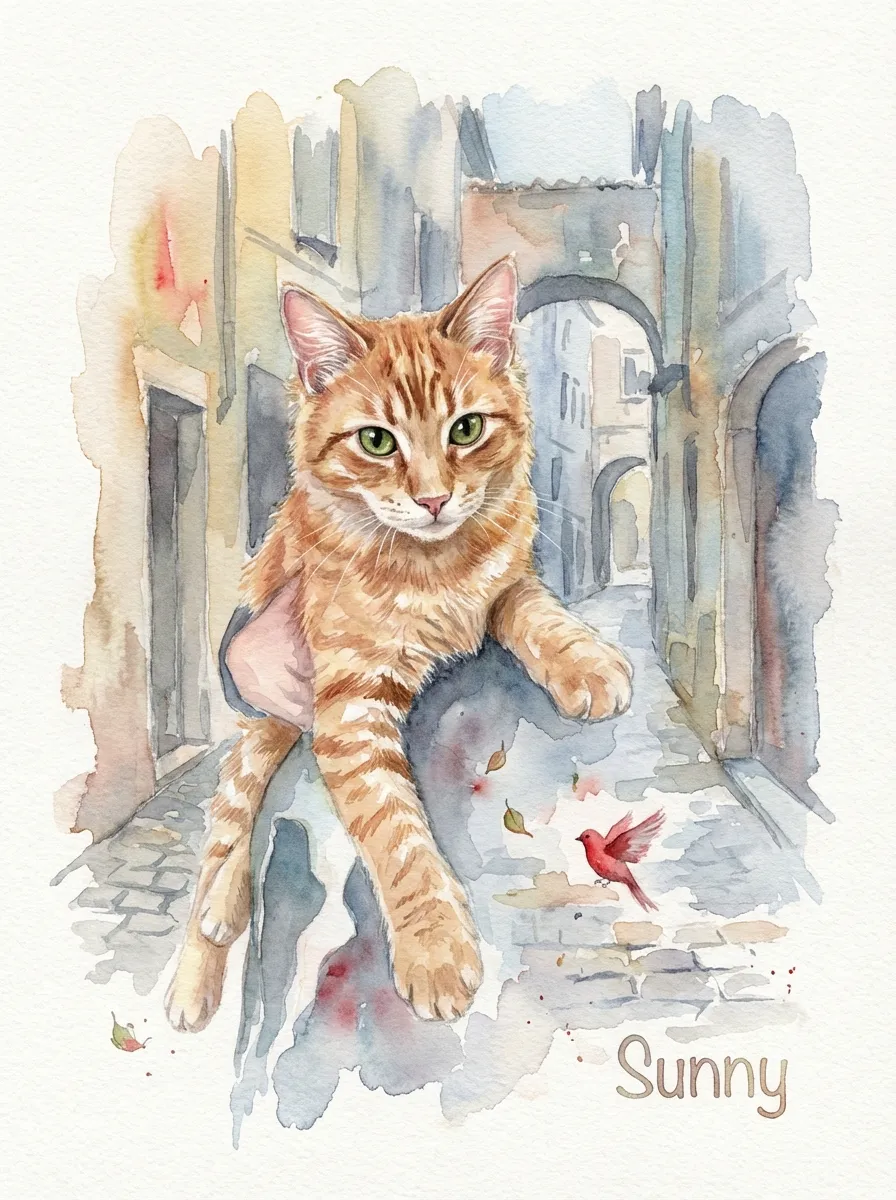 Portrait of Sunny, Cobbled Lane