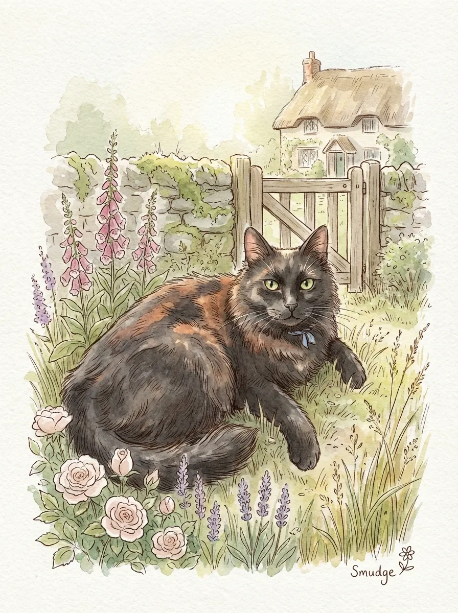 Smudge's Garden Reverie