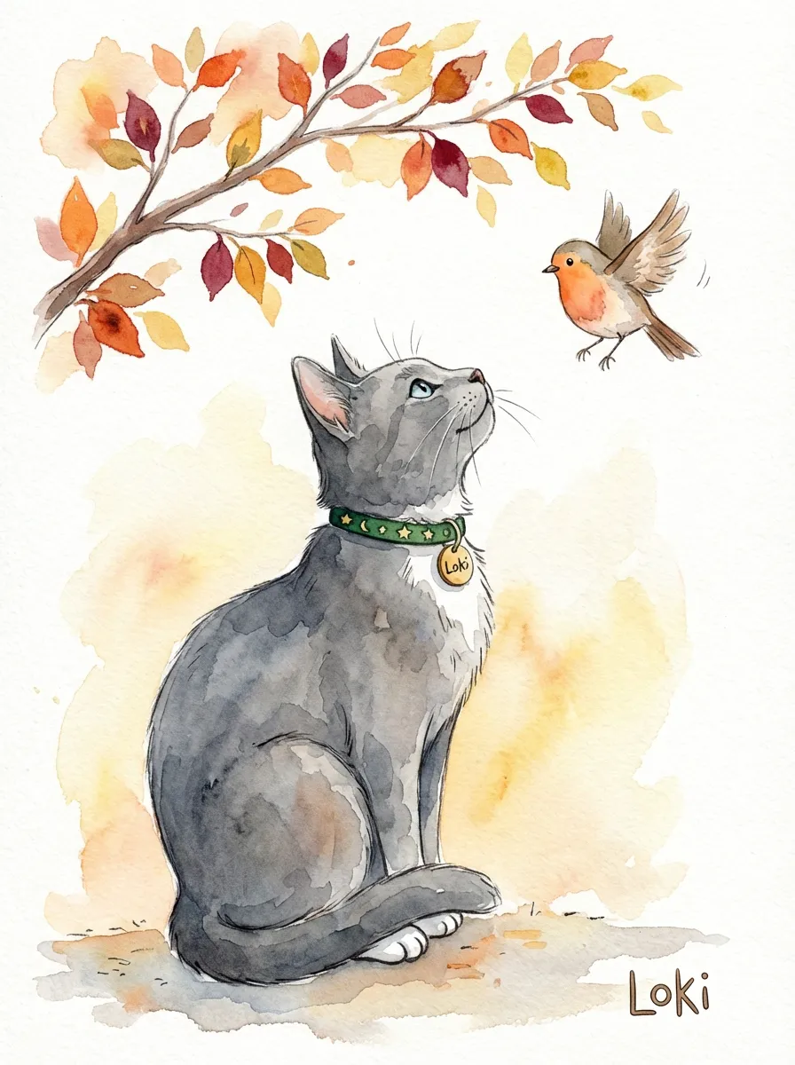Loki's Autumn Reverie