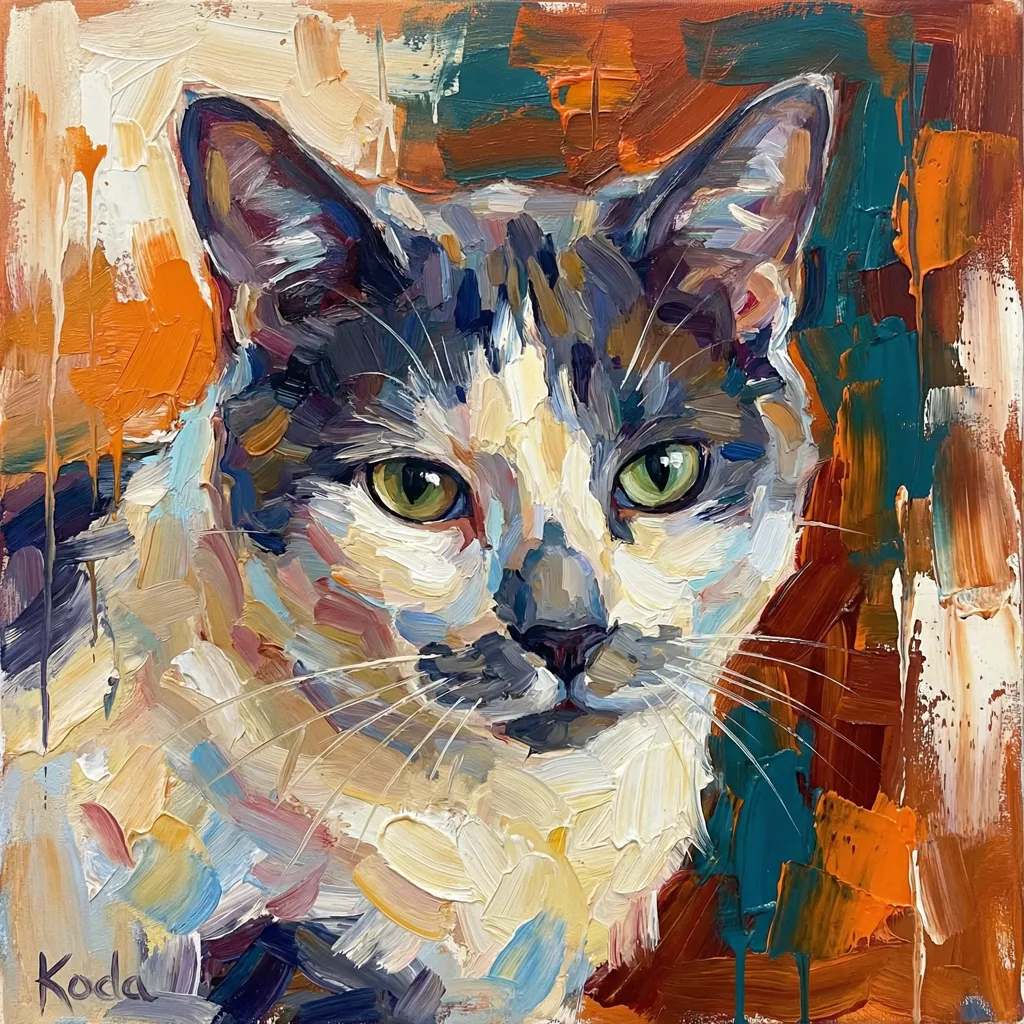 Kitty's Verdant Gaze