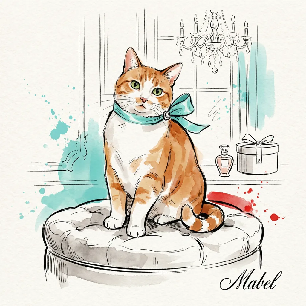 Portrait of Mabel in Teal