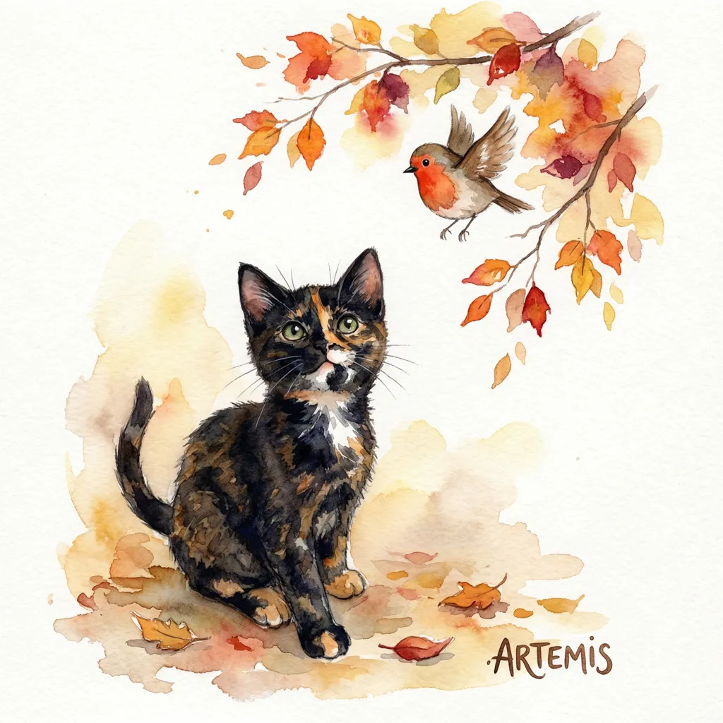 Artemis' Autumn Reverie