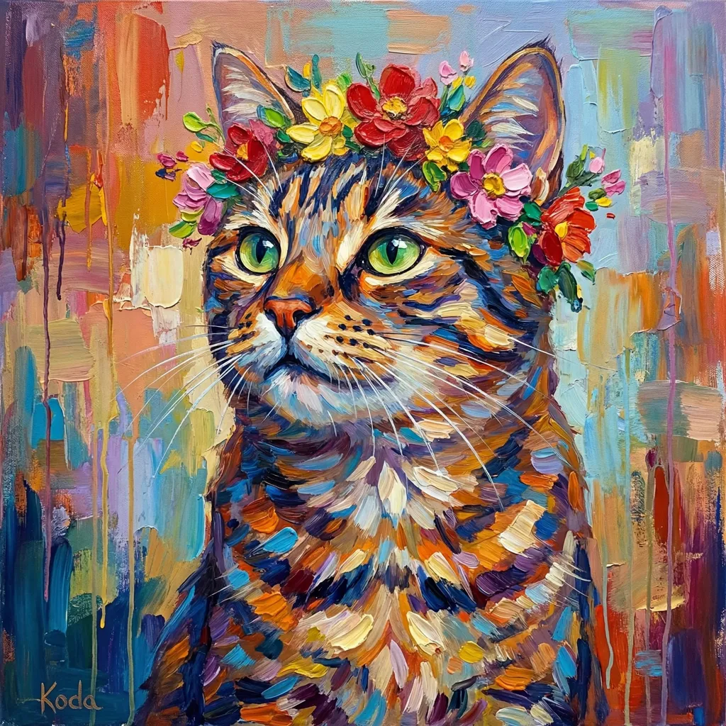 Hazel's Garlanded Gaze