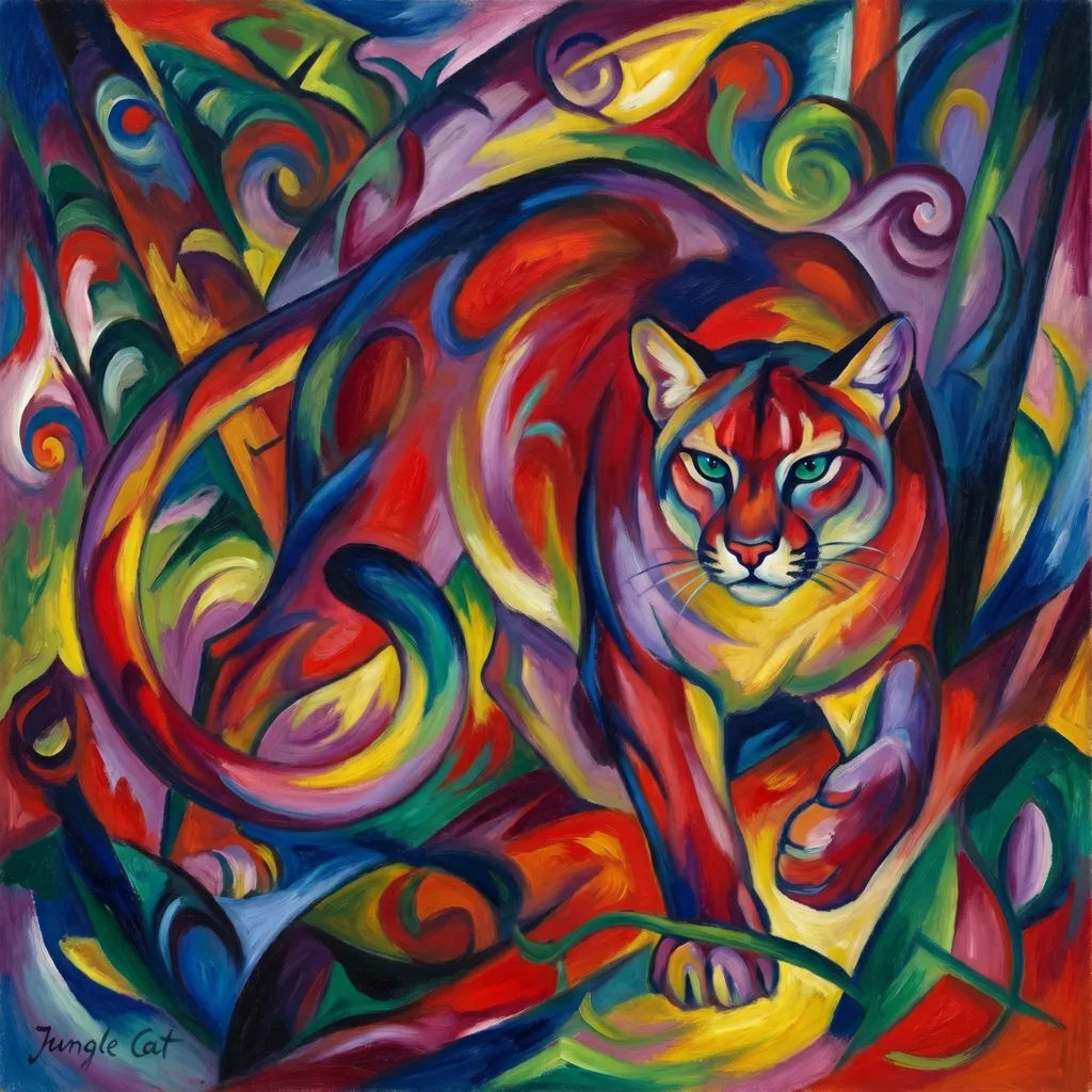 Prismatic Jungle Cat