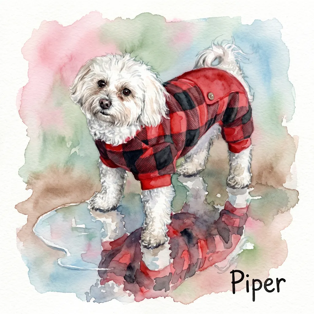 Piper's Plaid Reverie