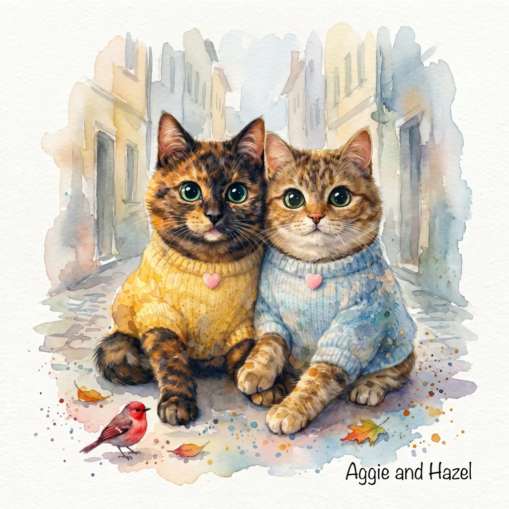 Aggie and Hazel, Autumn Companions