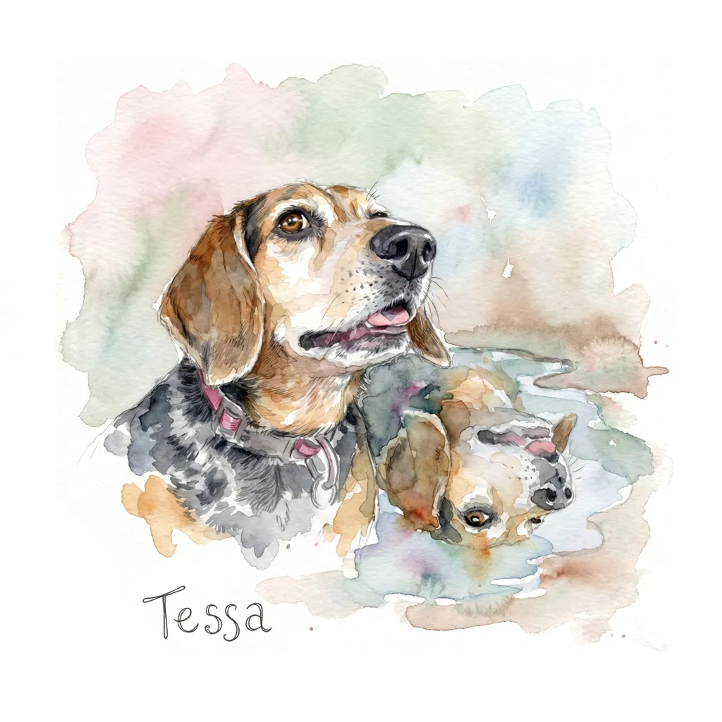 Tessa and Her Reflection