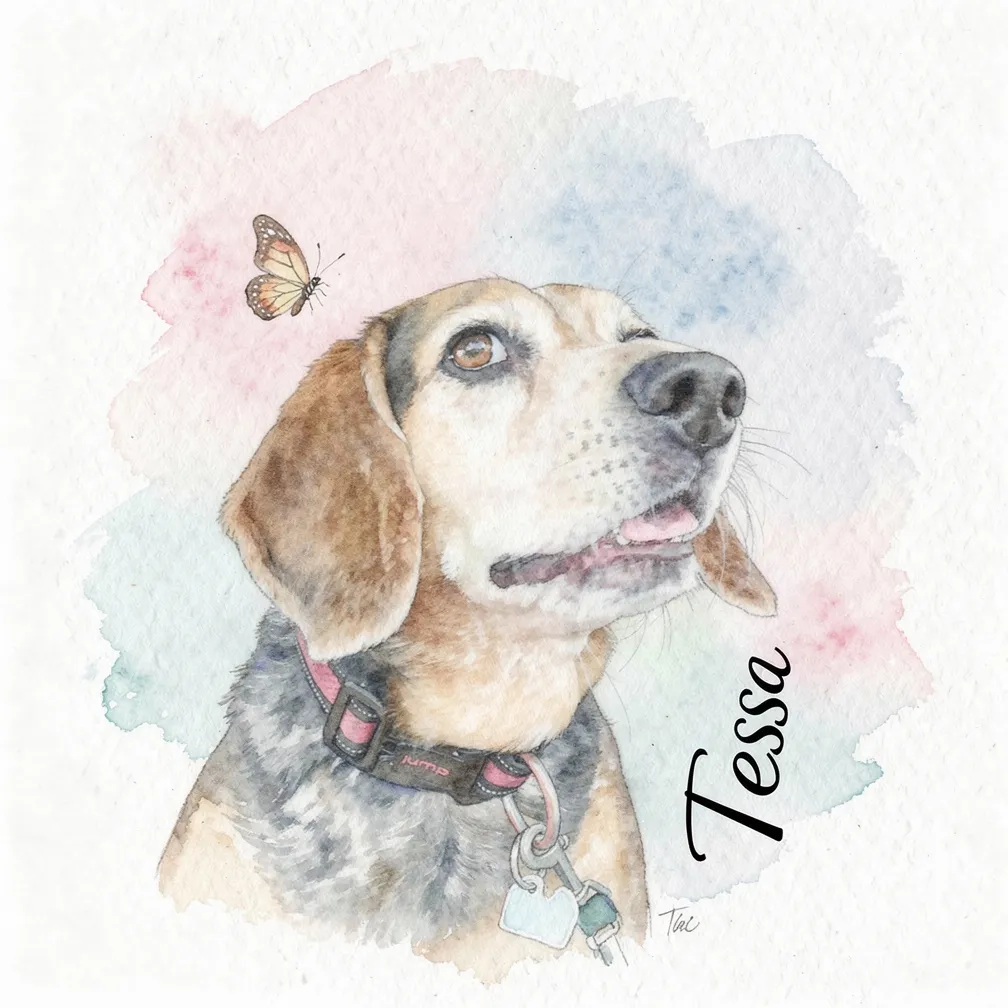 Tessa's Winged Companion